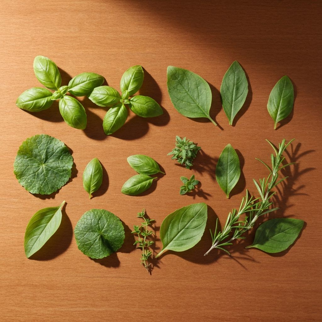 Natürliche Kräuter und Pflanzen